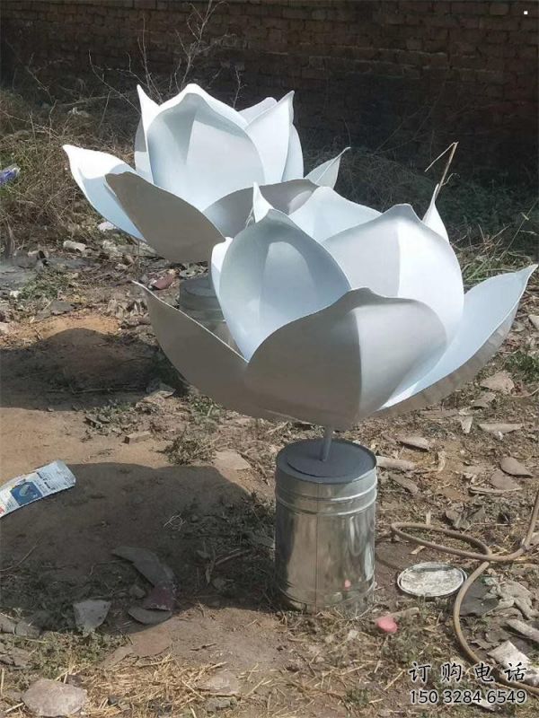 茉莉花雕塑常用，景觀概念，不銹鋼茉莉花雕塑廠家