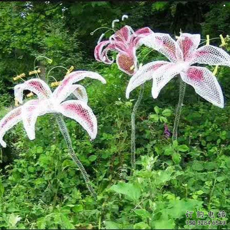 山茶花雕塑精選，中式工藝，鏤空山茶花雕塑廠家