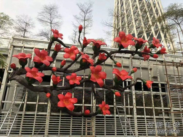梧桐花雕塑通用，陸地?cái)[件，各類梧桐花雕塑點(diǎn)擊