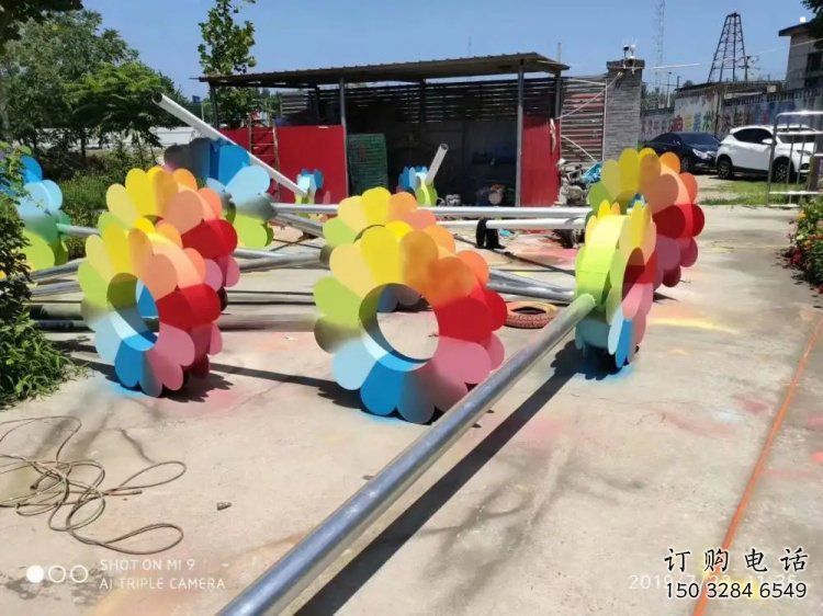 杏花雕塑定價(jià)，烤漆工藝，不銹鋼杏花雕塑制作廠家