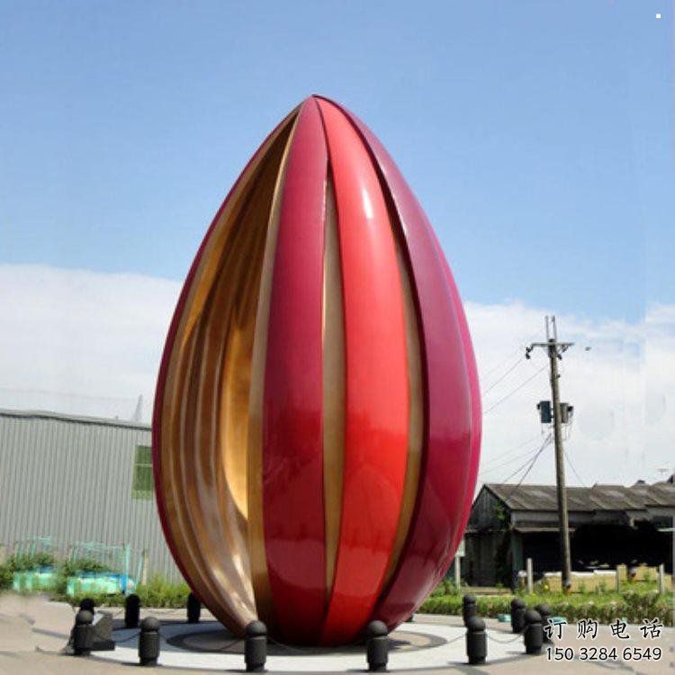 郁金香雕塑定價(jià)，街景小品，不銹鋼郁金香雕塑工廠