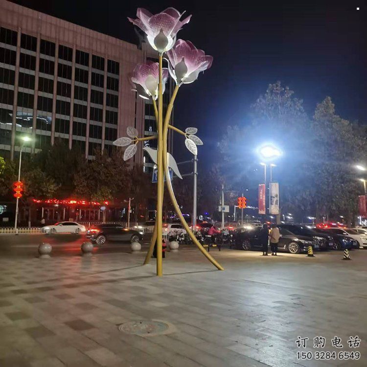 地產(chǎn)紫丁香雕塑定做，城區(qū)小品，景觀紫丁香雕塑定價(jià)