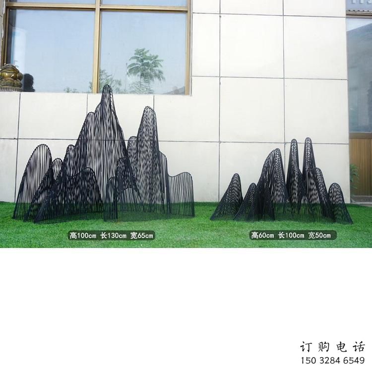編織假山雕塑，中式工藝，社區(qū)假山雕塑制造商