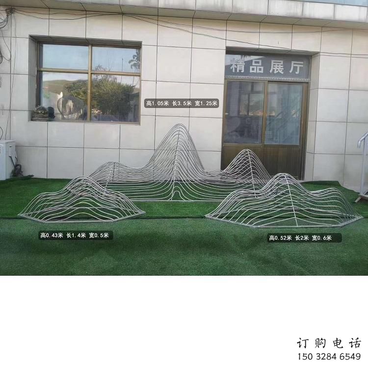 不銹鋼假山雕塑，廣場雕塑，鏤空假山雕塑廠家