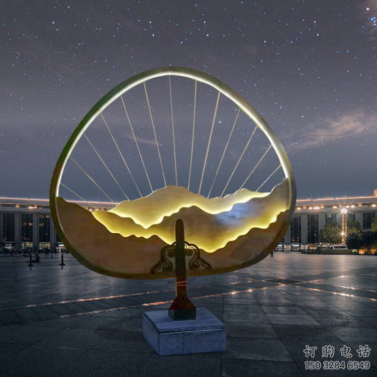 假山燈光雕塑，標(biāo)識雕塑，假山雕塑生產(chǎn)廠家