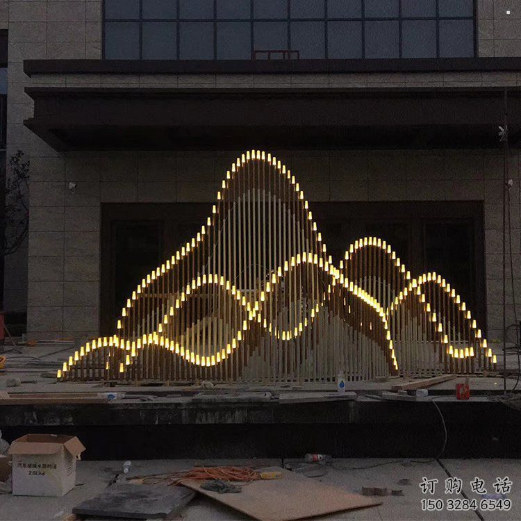 房地產(chǎn)假山雕塑，仿古景觀雕塑，噴砂制造
