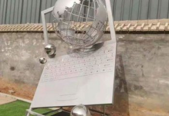地球儀雕塑服務(wù)商，景觀雕塑，筆記本地球儀雕塑選定