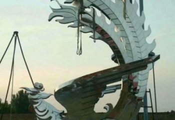 景觀鳳凰雕塑供求，美陳雕塑，藝術(shù)不銹鋼鳳凰雕塑優(yōu)選