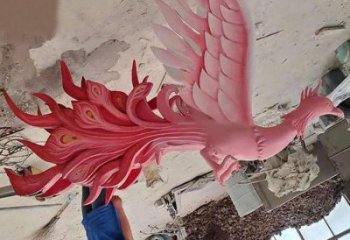 鳳凰雕塑廠家，廣場(chǎng)系列，玻璃鋼鳳凰雕塑供需
