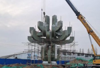 蓮花雕塑選用，鍛造工藝，幾何蓮花雕塑標(biāo)準(zhǔn)廠家