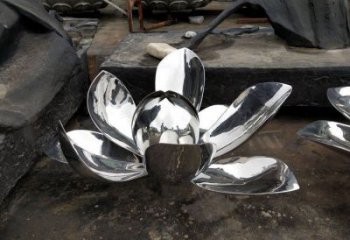 蓮花雕塑承接，城市雕塑，公園鏡面蓮花雕塑精品