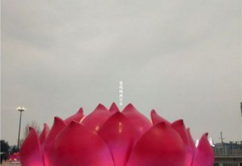 蓮花雕塑廠家精選，彩鋼制作，水景蓮花噴泉雕塑標(biāo)準(zhǔn)