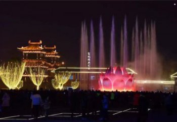 蓮花雕塑訂做，街景小品，蓮花噴泉雕塑定制廠家