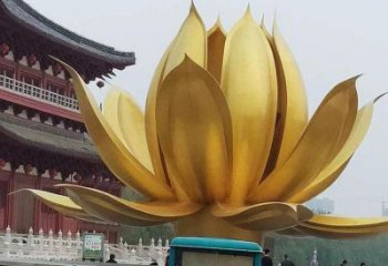 仿真蓮花雕塑