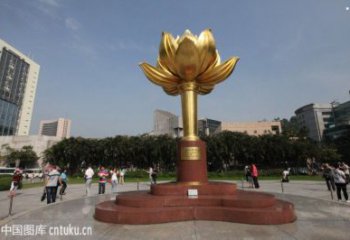 蓮花雕塑精選，街景小品，景觀銅蓮花雕塑指用廠家