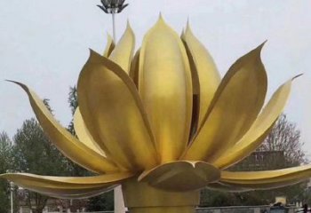 蓮花雕塑制作廠家，歐式風(fēng)格，地產(chǎn)銅蓮花雕塑優(yōu)選