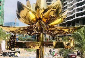 景觀場(chǎng)紫荊花雕塑