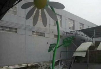 大門(mén)口向日葵雕塑