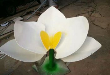 蘭花雕塑承接，景區(qū)案例，公園蘭花花朵雕塑定制廠家