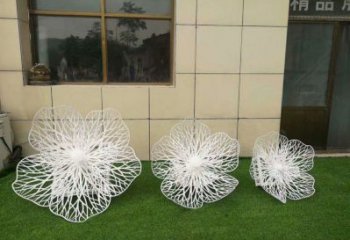 花朵雕塑優(yōu)價，藝術(shù)擺件，鏤空花朵雕塑指用廠家