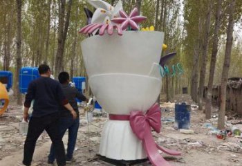 花朵雕塑標(biāo)準(zhǔn)，透雕系列，景觀郁金香花朵雕塑精選