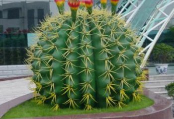 商場(chǎng)仙人球雕塑