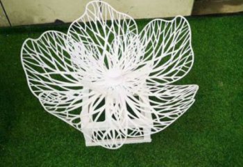 牡丹花雕塑訂做，多彩藝術(shù)，鏤空牡丹花雕塑制造廠家