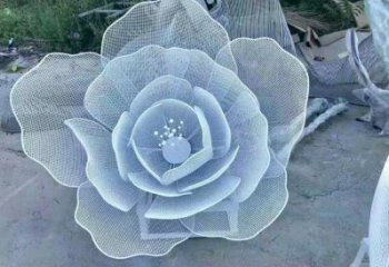 牡丹花雕塑提供，戶外雕塑，鏤空牡丹花雕塑生產(chǎn)廠家