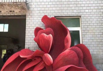 牡丹花雕塑供需，透雕系列，不銹鋼牡丹花雕塑制造商