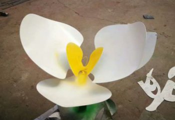 仿真蘭花雕塑