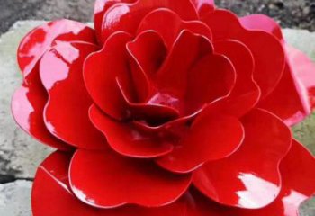 風(fēng)車花雕塑通用，花園小品，烤漆不銹鋼風(fēng)車花雕塑優(yōu)價