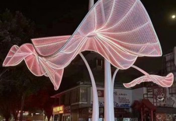 花傘雕塑預定，小區(qū)擺件，不銹鋼花傘雕塑廠家精品
