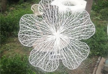 梨花雕塑定價，拉絲工藝，不銹鋼梨花雕塑制作廠家