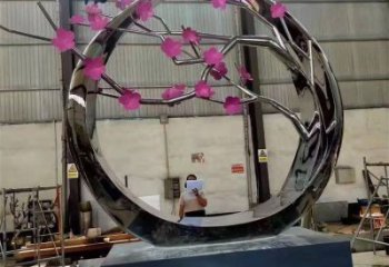 社區(qū)梅花雕塑常用，景觀概念，梅花雕塑異型展品