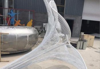 山茶花雕塑展品，公園小品，鏤空山茶花雕塑廠家