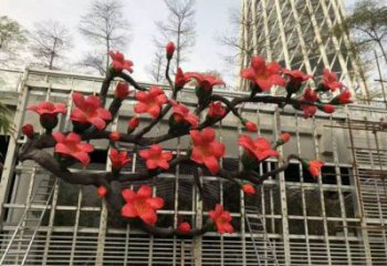 梧桐花雕塑通用，陸地?cái)[件，各類梧桐花雕塑點(diǎn)擊