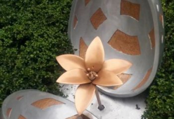 杏花雕塑生產(chǎn)，白鋼構(gòu)件，不銹鋼杏花雕塑通用