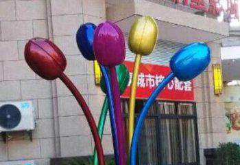 郁金香雕塑提供，多彩藝術(shù)，中式郁金香雕塑通用