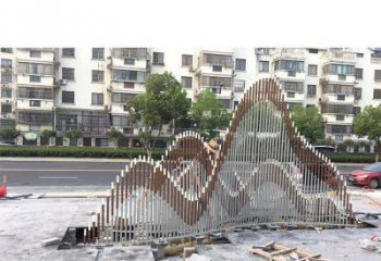 假山大型雕塑，廣場雕塑，鋼鑄假山雕塑生產廠家
