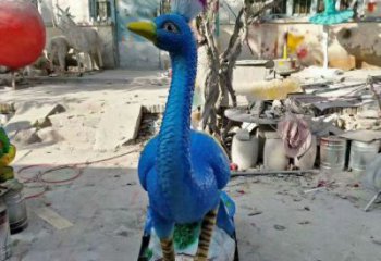 彩繪孔雀雕塑專供，美陳雕塑，社區(qū)仿真孔雀雕塑預(yù)定