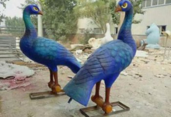 廣場(chǎng)孔雀雕塑