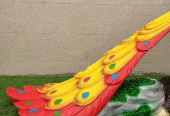 園林孔雀雕塑承接，公園雕塑，仿真孔雀雕塑定制