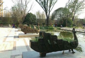 公園孔雀雕塑定價，景觀概念，仿古孔雀雕塑廠家選用?