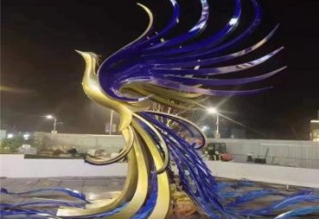 孔雀雕塑廠家，景區(qū)雕塑，景觀不銹鋼孔雀雕塑提供