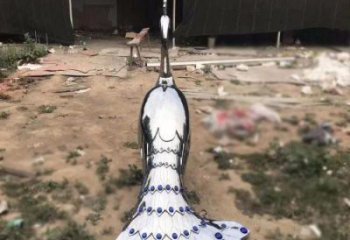 孔雀雕塑供求，美陳雕塑，標(biāo)志不銹鋼孔雀雕塑制造