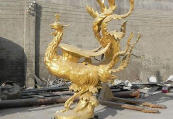 孔雀雕塑訂做，景區(qū)案例，藝術(shù)銅孔雀雕塑定制廠家
