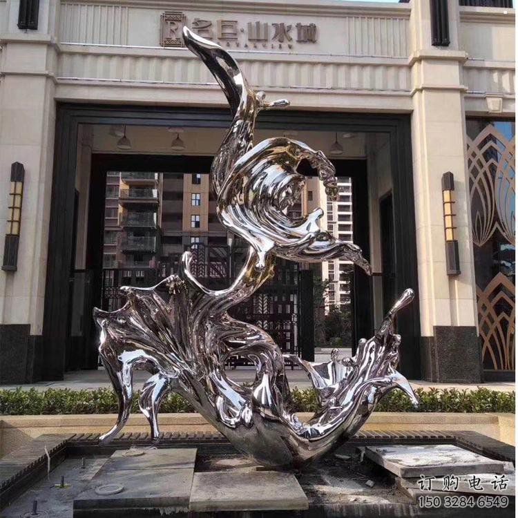 浪花雕塑