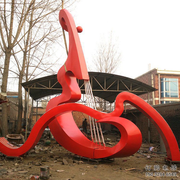 大提琴雕塑供求，抽象雕塑，不銹鋼大提琴雕塑優(yōu)選