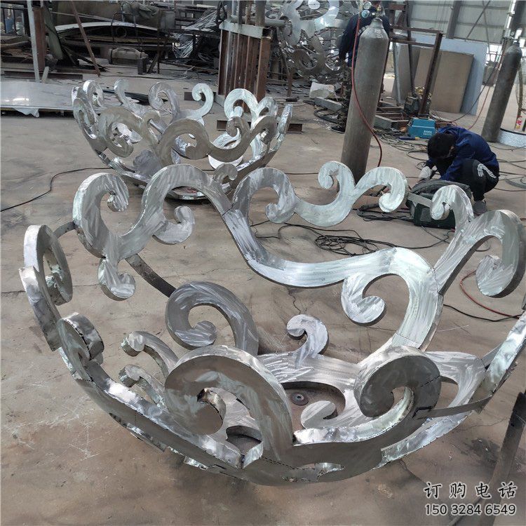 空心球雕塑標(biāo)準(zhǔn)，廣場系列，戶外鏤空空心球雕塑指用