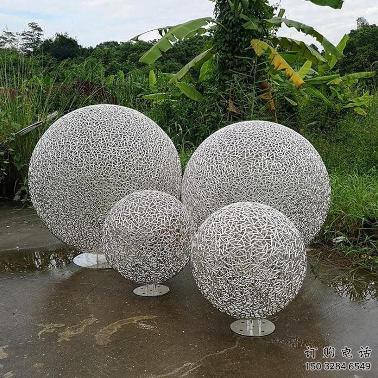 空心球雕塑精選，歐式風(fēng)格，鏤空空心球雕塑選定廠家